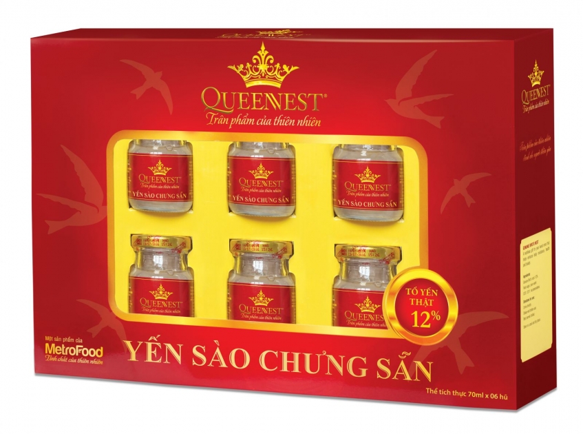 YẾN SÀO QUEENEST CHƯNG SẴN 12%